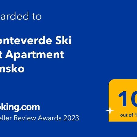 Monteverde Ski Lift Apartment Bansko Zewnętrze zdjęcie
